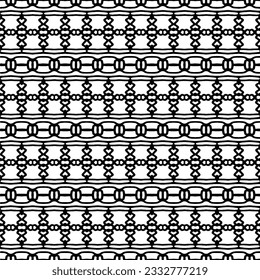 Seamless repeating pattern.  Black and white pattern for web page, textures, card, poster, fabric, textile. Elements of Design.