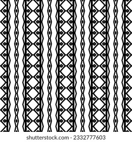 Patrón de repetición sin inconvenientes.  Patrón blanco y negro para página web, texturas, tarjeta, afiche, tela, textil. Elementos de diseño.