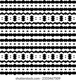 Seamless repeating pattern.  Black and white pattern for web page, textures, card, poster, fabric, textile. Elements of Design.