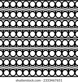 Seamless repeating pattern.  Black and white pattern for web page, textures, card, poster, fabric, textile. Elements of Design.