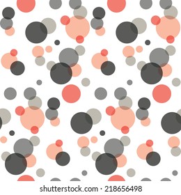 A seamless repeating pattern of circles