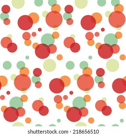 A seamless repeating pattern of circles