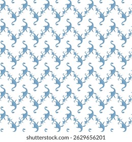 Seamless Repeating Pattern with Cute Giraffe Illustrations on White Background