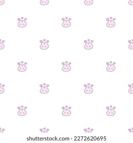seamless repeating pattern from an element cartoon cat, cute fabric texture pattern for small children and wrapping paper, and can be used for wallpaper