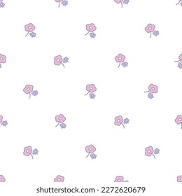 seamless repeating pattern from element flower cute fabric texture pattern for small children and wrapping paper and can be used for wallpaper