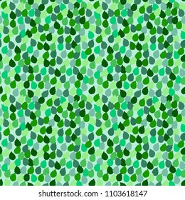 Seamless repeating pattern with green leaf abstract background,design for fabric,textile,cover,print or wrapping paper,vector illustration