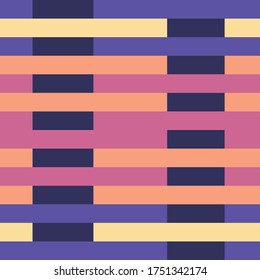 Seamless repeating pattern of horizontal stripes