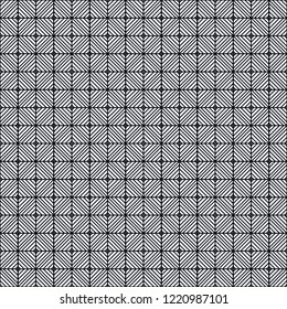 seamless repeating pattern with lines tiling. Grungy freehand ink brush background texture. eps10