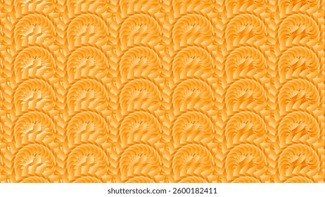 Seamless repeating pattern of orange swirls.  Ideal for backgrounds, textiles, and more.