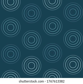 Seamless repeating pattern of rings inside of another rings