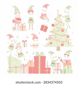 Seamless repeating pattern of roses pink flowers leaves and stems in soft pastel colors