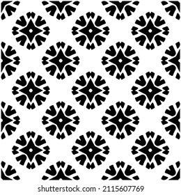 seamless repeating pattern.Black and 
white pattern for wallpapers and backgrounds. 