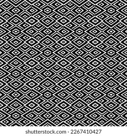 Seamless repeating pattern.Black and 
white pattern  for decor, textile ,fabric,wallpapers and backgrounds.