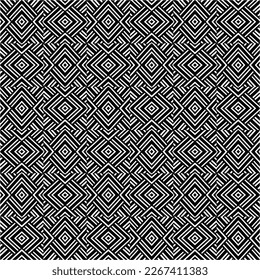 Seamless repeating pattern.Black and 
white pattern  for decor, textile ,fabric, wallpapers and backgrounds.
