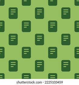 Seamless repeating reader flat icon pattern, dollar bill and hunter green color. Design for postcard.