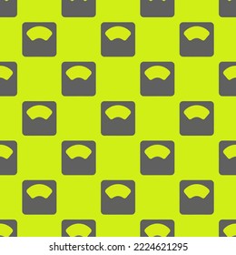 Seamless repeating scale sharp flat icon pattern, pear and dim gray color. Background for slogan.