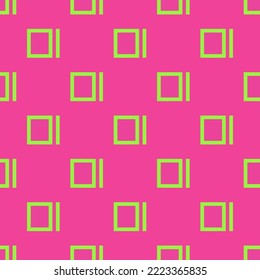 Seamless repeating sidebar right flat icon pattern, rose bonbon and green-yellow color. Background for banner.