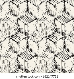 Seamless repeating textile, ink brush strokes pattern in doodle grunge texture style.Handdrawn trendy design, watercolor blotted background for a logo, cards, invitations, posters, banners.
