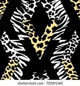 Seamless repeating textile, ink brush strokes pattern in doodle grunge texture style.Handdrawn trendy design, watercolor blotted background for a logo, cards, invitations, posters, banners