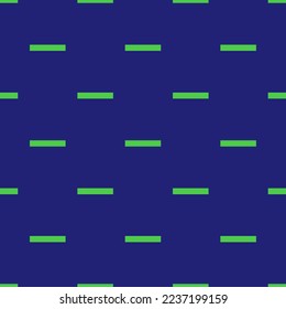 Seamless repeating tiling arrow minus flat icon pattern of st. patrick's blue and paris green color. Background for advertisment.