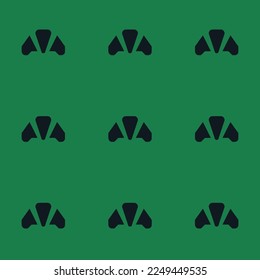 Seamless repeating tiling bakery  flat icon pattern of dark spring green and dark jungle green color. Design for certificate.