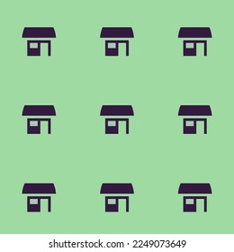 Seamless repeating tiling commercial  flat icon pattern of ash grey and onyx color. Background for logo design.