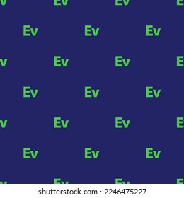 Seamless repeating tiling connection ev flat icon pattern of st. patrick's blue and paris green color. Background for login page.