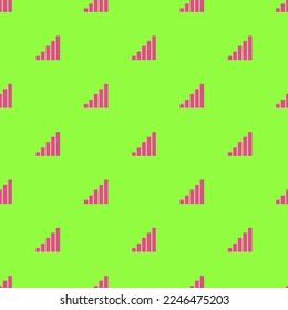 Seamless repeating tiling connection quality veryhigh flat icon pattern of green-yellow and rose bonbon color. Ornament for invitation card.