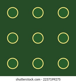 Seamless repeating tiling data agent legend dimension flat icon pattern of hunter green and mellow yellow color. Background for quotes.
