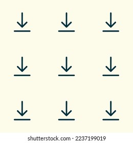 Las baldosas repitiendo sin inconvenientes descargan un patrón de icono plano de cáscara de huevo y color negro rico. Antecedentes de la postal del aniversario.
