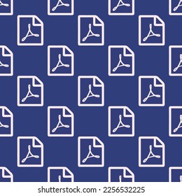 Seamless repeating tiling file pdf o flat icon pattern of st. patrick's blue and linen color. Background for online meeting.