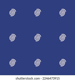 Seamless repeating tiling fingerprint flat icon pattern of st. patrick's blue and linen color. Background for online meeting.