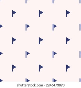 Seamless repeating tiling flag flat icon pattern of linen and st. patrick's blue color. Background for business card.