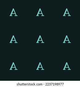 El color del tipo de letra de azulejos repitiendo sin inconvenientes combina un patrón de icono plano de color verde oscuro de la jungla y turquesa medio. Antecedentes de la pancarta.