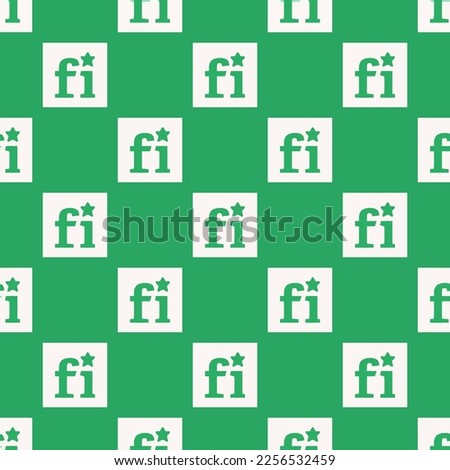 Seamless repeating tiling fonticons flat icon pattern of medium sea green and white smoke color. Design for birthday party banner.