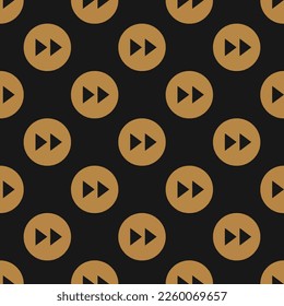 Seamless repeating tiling forward alt flat icon pattern of licorice and peru color. Background for banner.