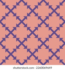 Seamless repeating tiling fullscreen flat icon pattern of ruddy pink and dark lavender color. Background for selfie.