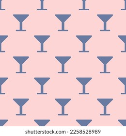 Seamless repeating tiling glass flat icon pattern of misty rose and slate gray color. Background for quotes.