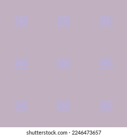 Seamless repeating tiling image redeye flat icon pattern of lilac and light pastel purple color. Background for online meeting.