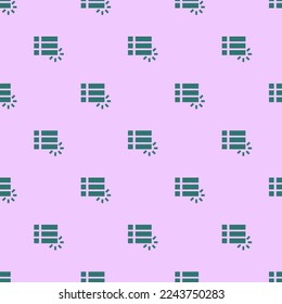 Seamless repeating tiling list create flat icon pattern of pale lavender and celadon green color. Background for business card.