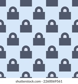 Seamless repeating tiling lock flat icon pattern of lavender (web) and stormcloud color. Background for music sheet.