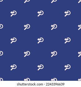 Seamless repeating tiling magnify back flat icon pattern of st. patrick's blue and linen color. Design for name tag.
