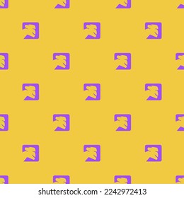 Nahtlose Wiederholung von Fliesen Mono flachen Symbol Muster von Sandsturm und Lavender indigo Farbe. Hintergrund für die Präsentation.
