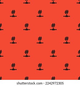 Seamless repeating tiling network port flat icon pattern of carmine pink and dark jungle green color. Background for logo design. - Powered by Shutterstock - Get 15% off with code: PIKWIZARD15