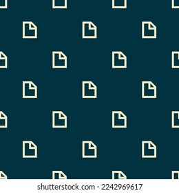Seamless repeating tiling page bold flat icon pattern of rich black and eggshell color. Background for notebook.
