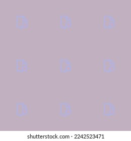 Seamless repeating tiling page search flat icon pattern of lilac and light pastel purple color. Background for letter.