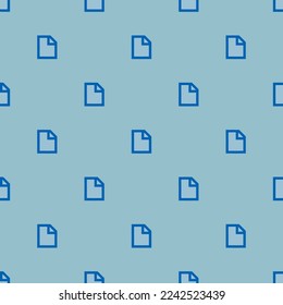 Seamless repeating tiling page small flat icon pattern of pale cerulean and sapphire blue color. Background for music sheet.