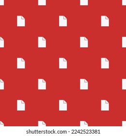 Seamless repeating tiling page solid flat icon pattern of persian red and white smoke color. Background for menu.