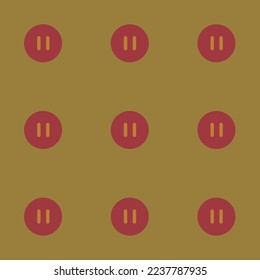 Seamless repeating tiling pause flat icon pattern of copper and smokey topaz color. Design for certificate.