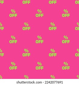 Nahtlose Wiederholung der Kipp-Prozent von flachen Symbol Muster von Rose Bonbon und grün-gelb Farbe. Hintergrund für das Musikblatt.